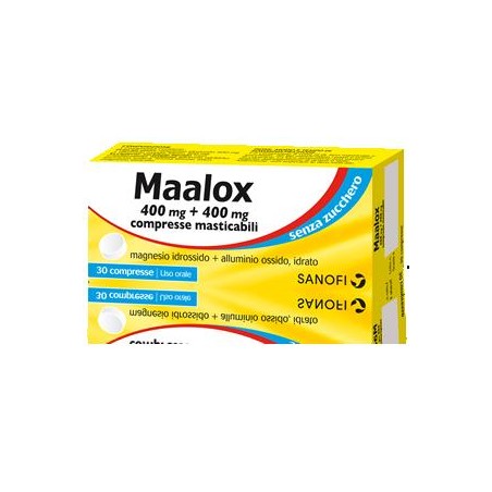 MAALOX%S/Z 30CPR MAST400+400MG