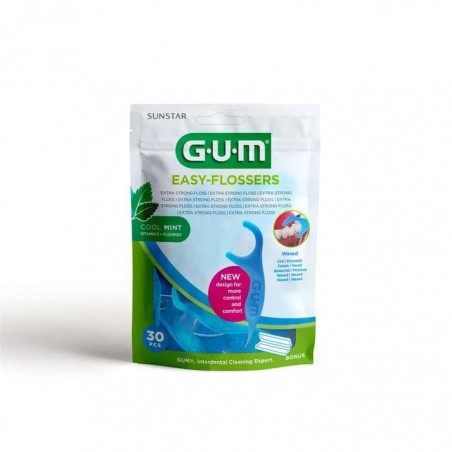 GUM EASY FLOSSERS FORCELLA30PZ